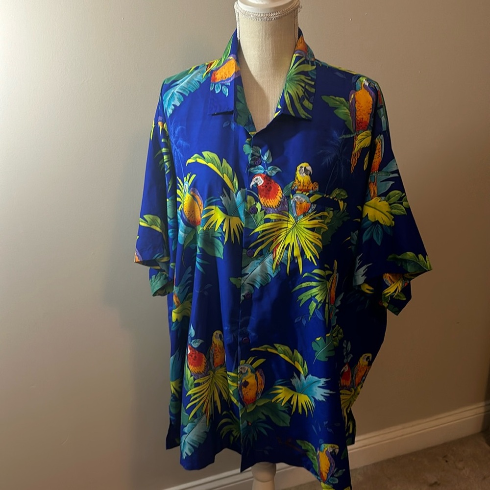 Rima Parrot Hawaiian Shirt.‎ XXL